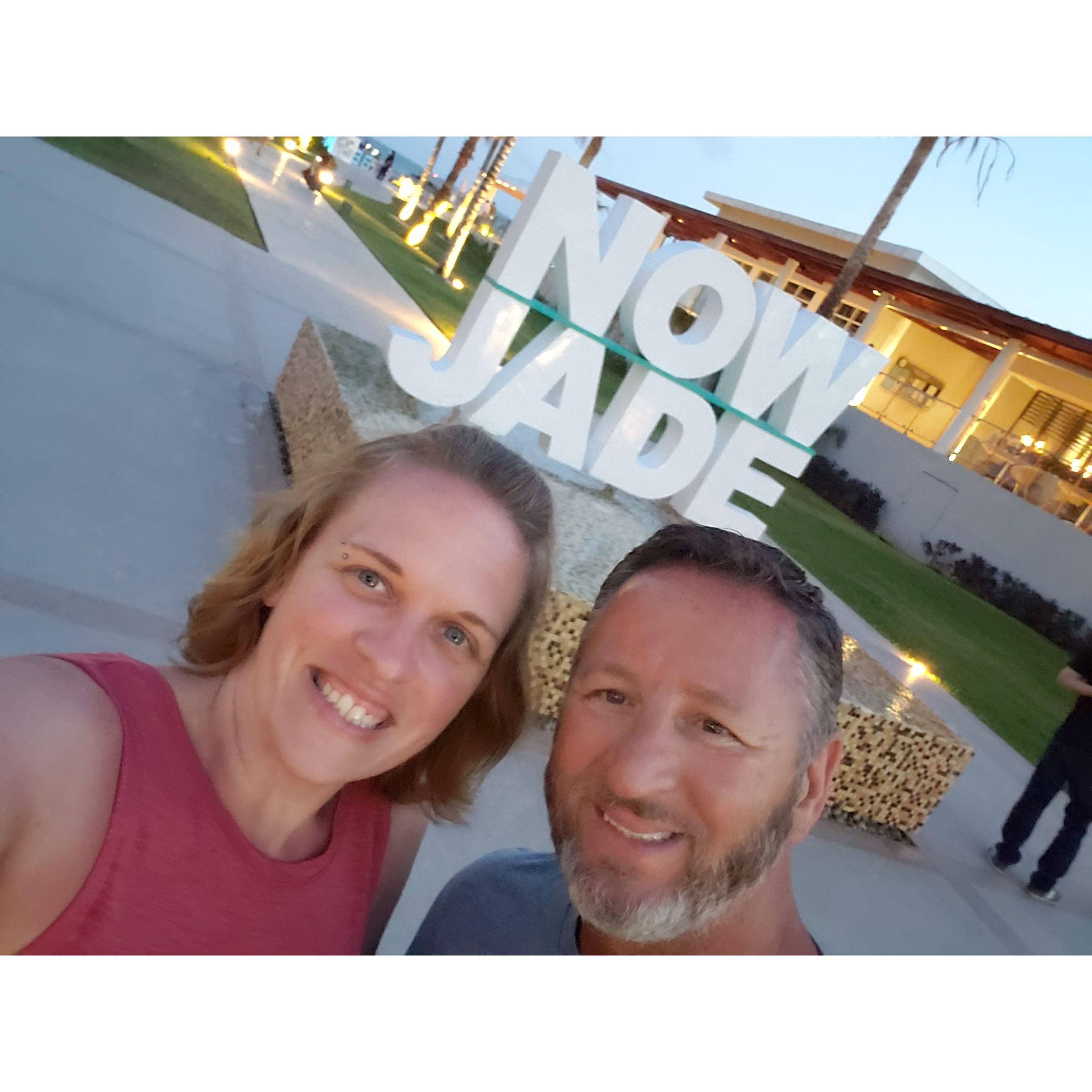 Our friends' wedding in Cancun - April 2021.