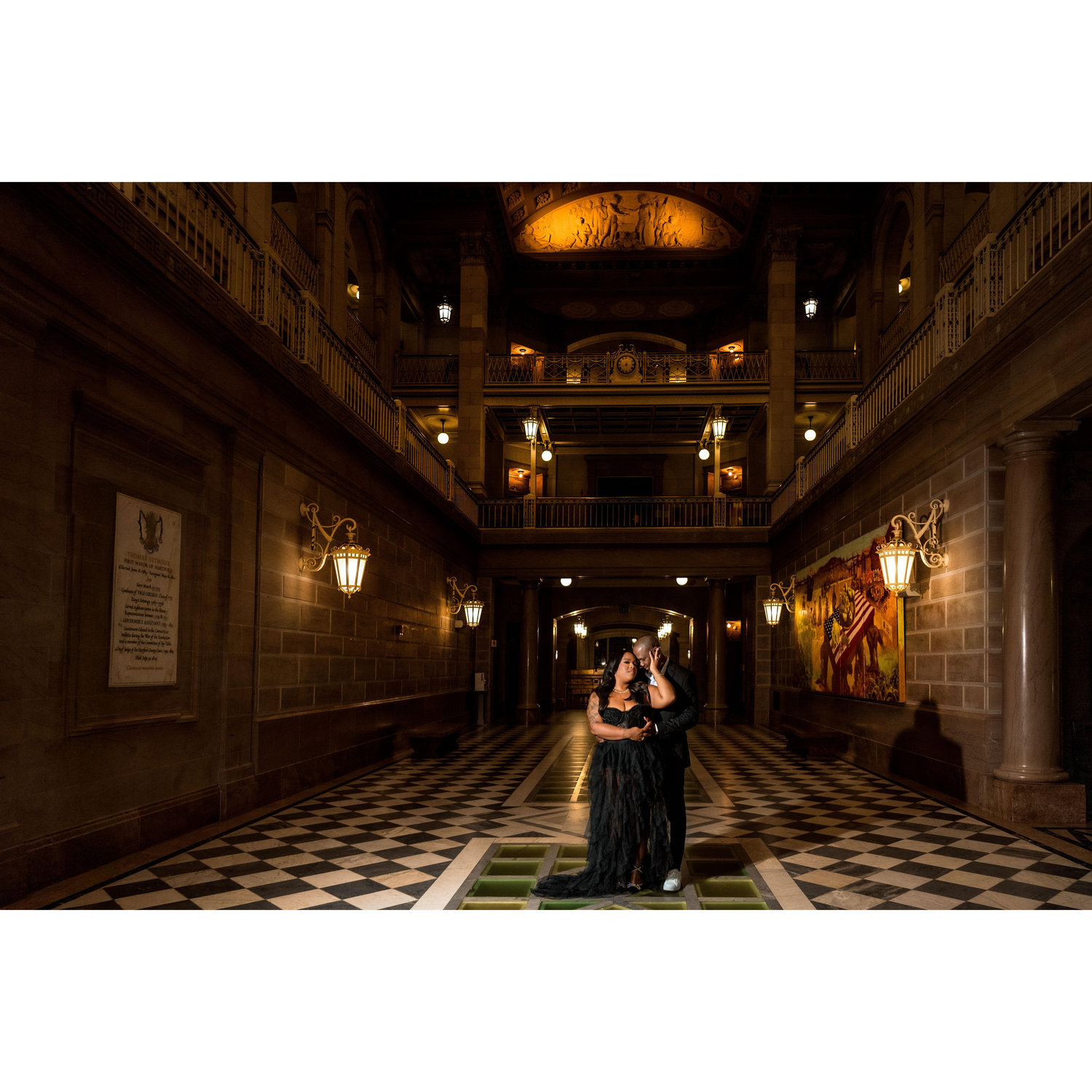 Engagement Photos @ Hartford City Hall