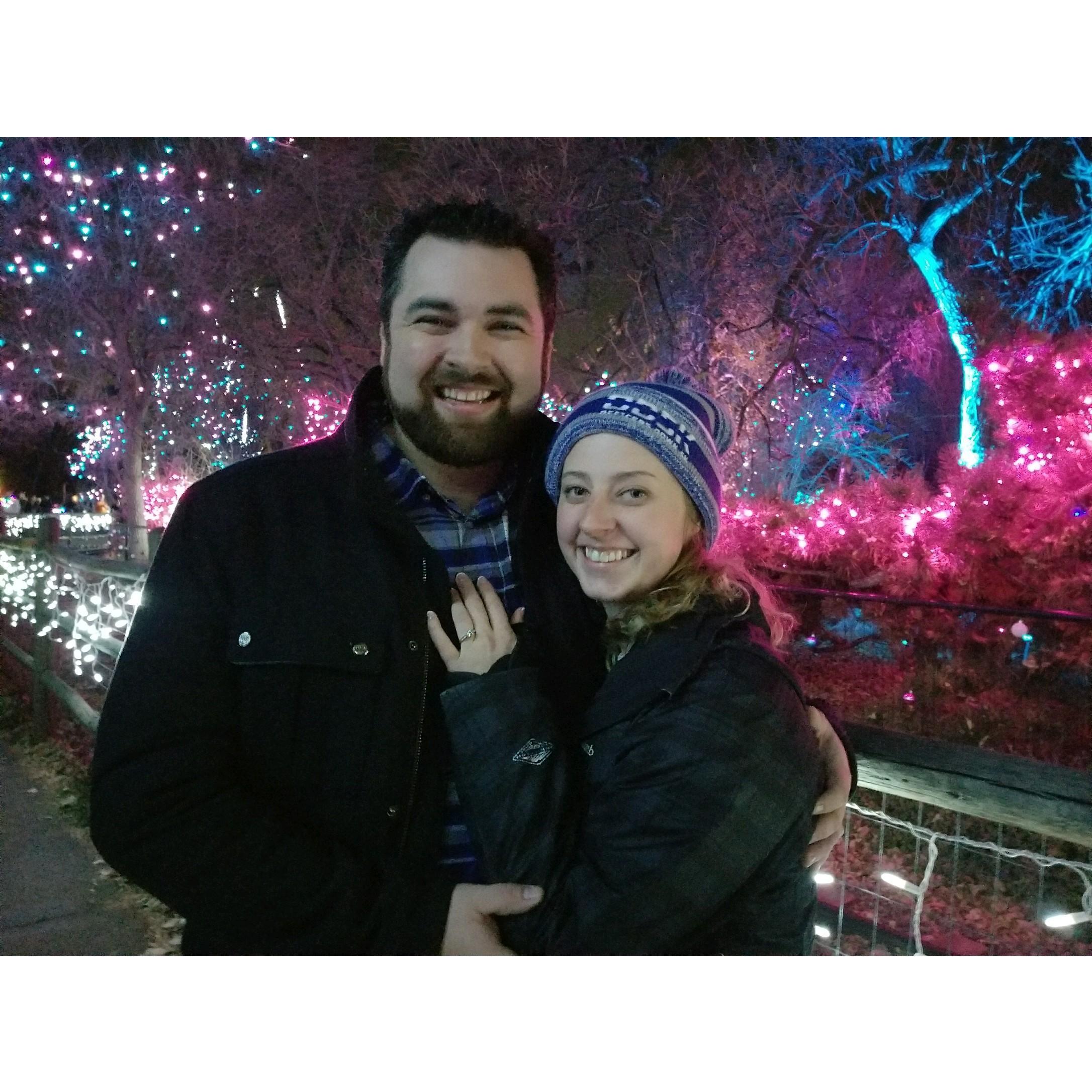 Right after we got engaged!