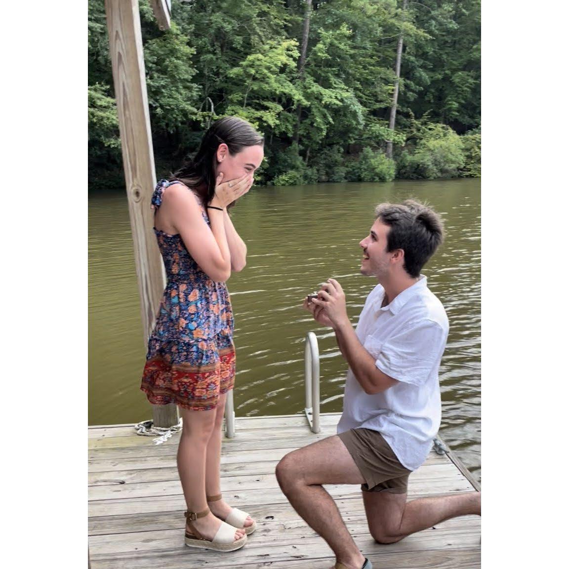First time (and last time) getting engaged