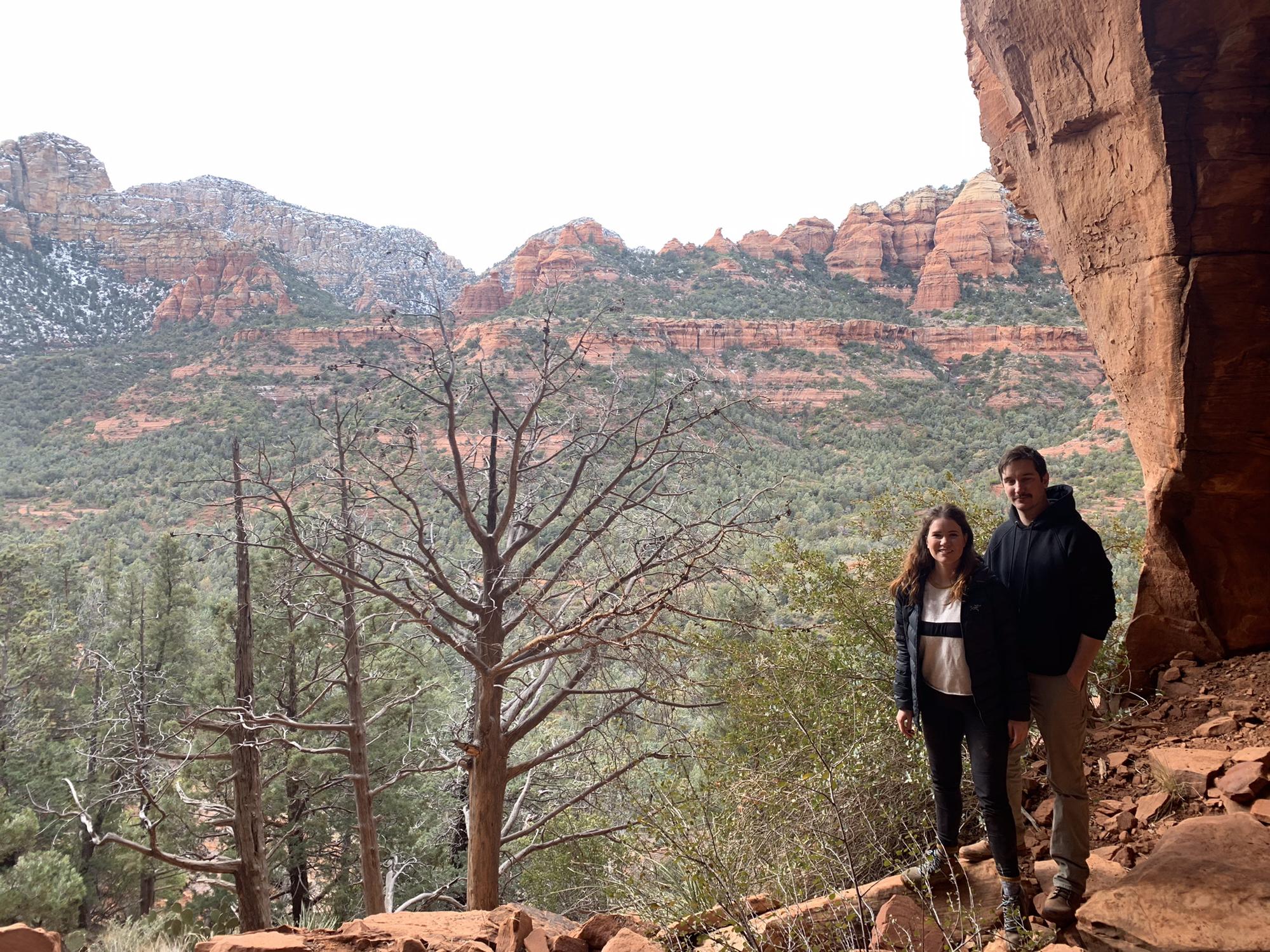 Sedona, Arizona 9 mile hike to hidden cave.