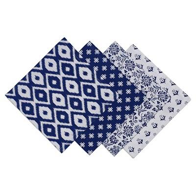 Blue Printed Napkin (Set Of 4)- Design Imports