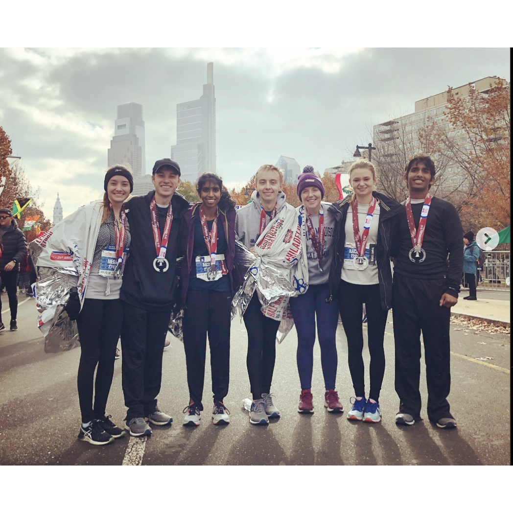 Philly Half Marathon with the JMU squad!