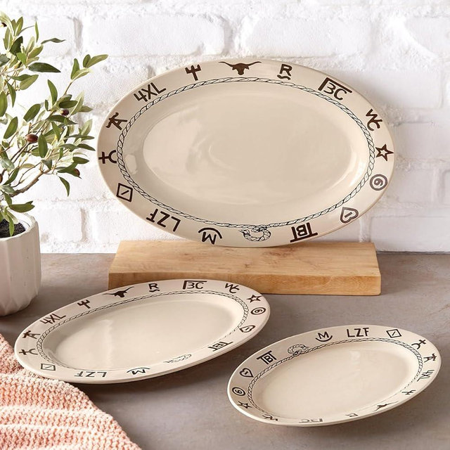 BLACK FOREST DECOR Branded Platter Set (3pcs)