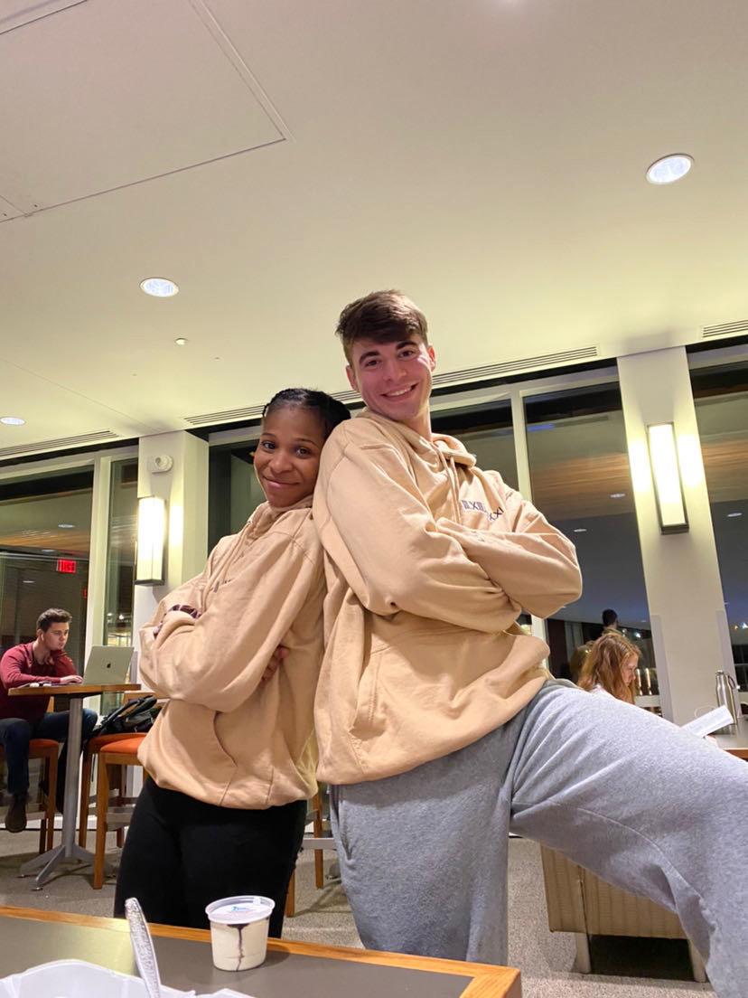 Our First Matching Sweatshirts!