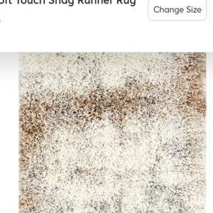 2' x 6' 7 Soft Touch Shag Runner Rug -