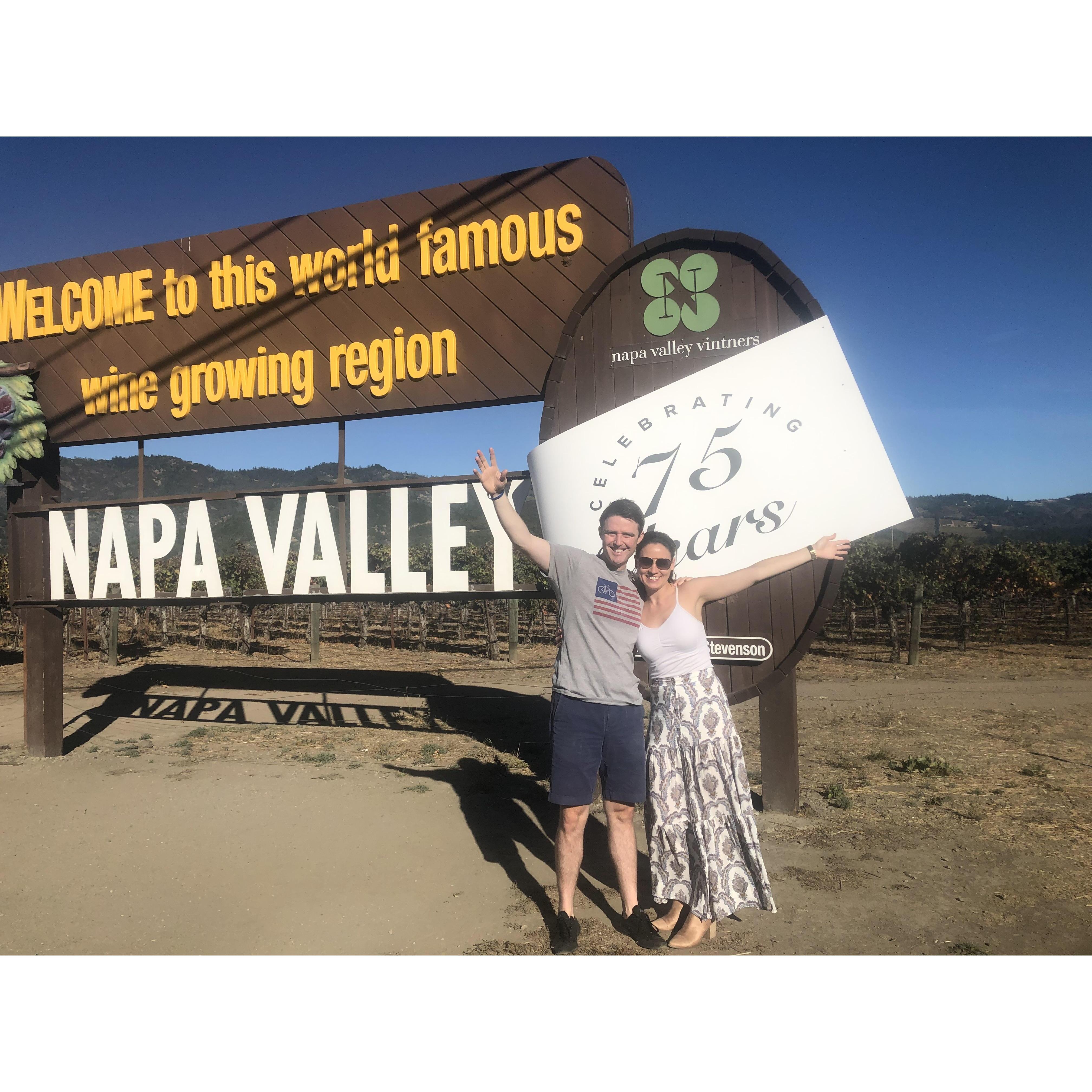 Wine tasting in Napa