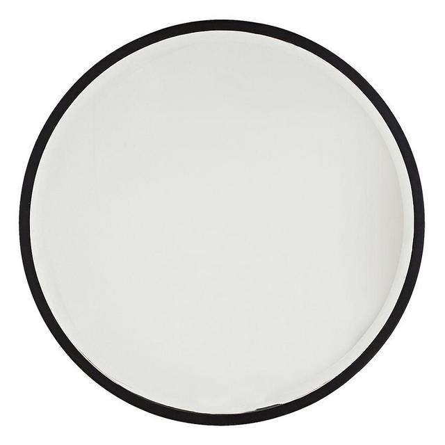 Layne Oversized Round Wall Mirror, Bronze - 49"