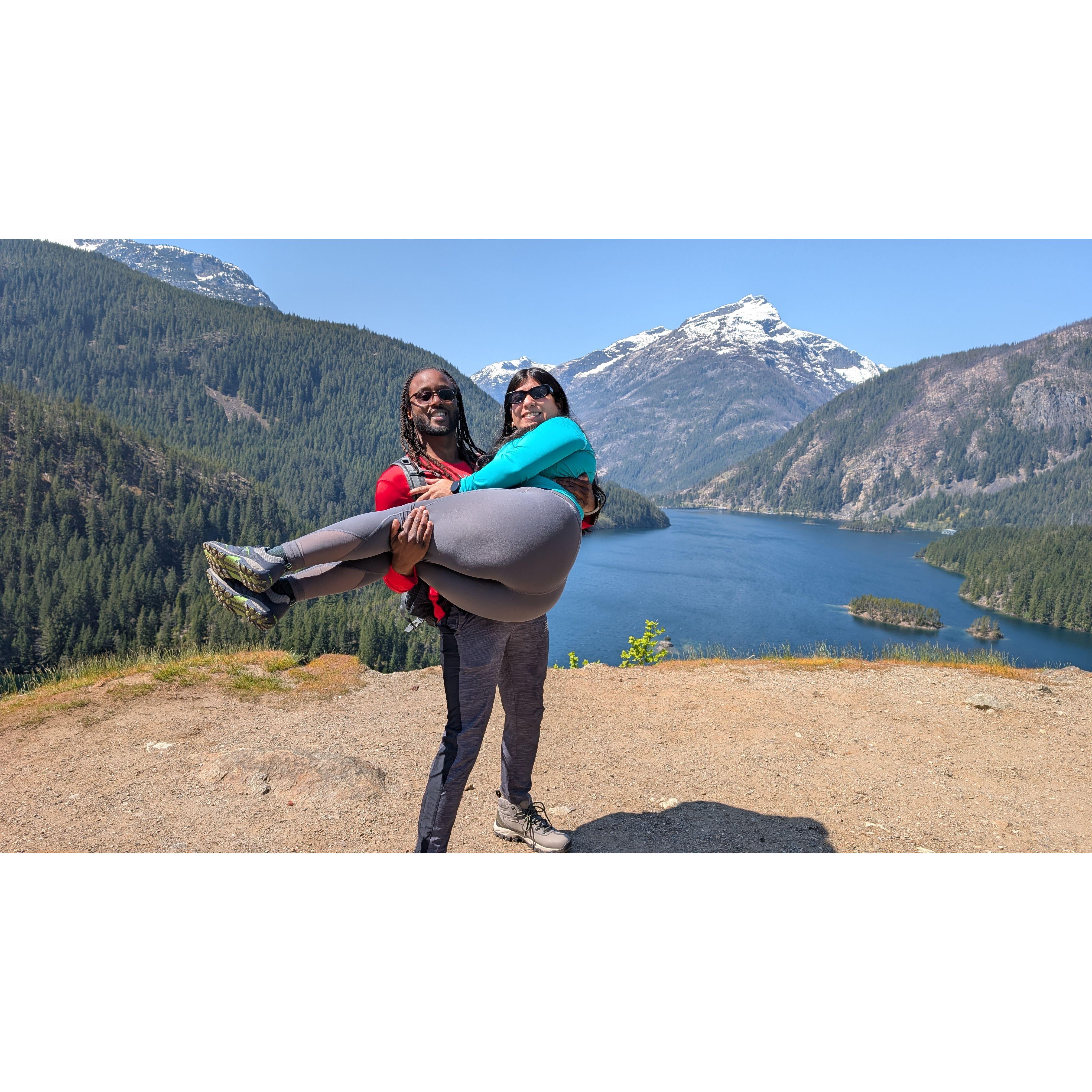 Hike at Diablo Lake