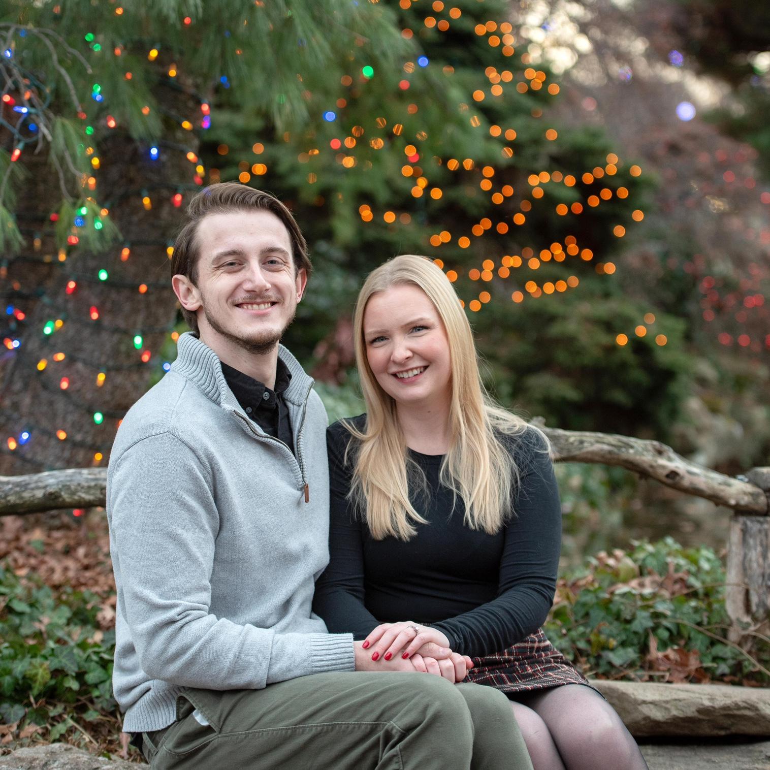 Engagement Photos at Peddler’s Village December 2024