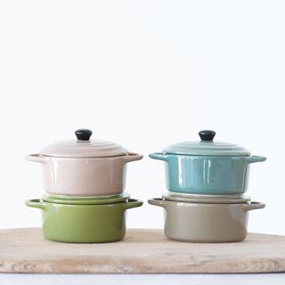 Stoneware 4-Piece Mini Baker Set