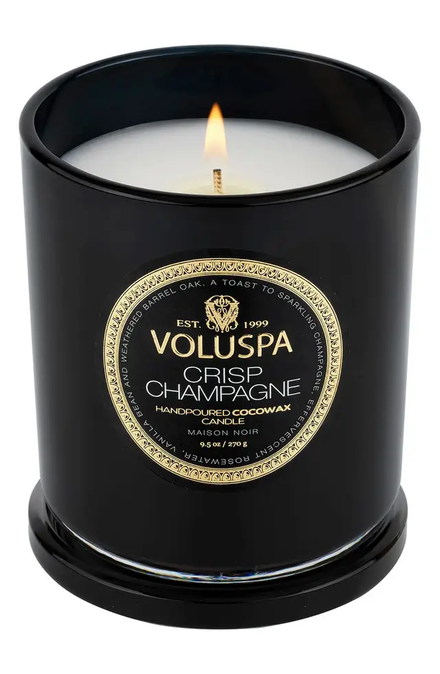 Voluspa Crisp Champagne Boxed Classic Candle