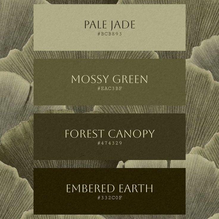 Here are our color palettes for the wedding!