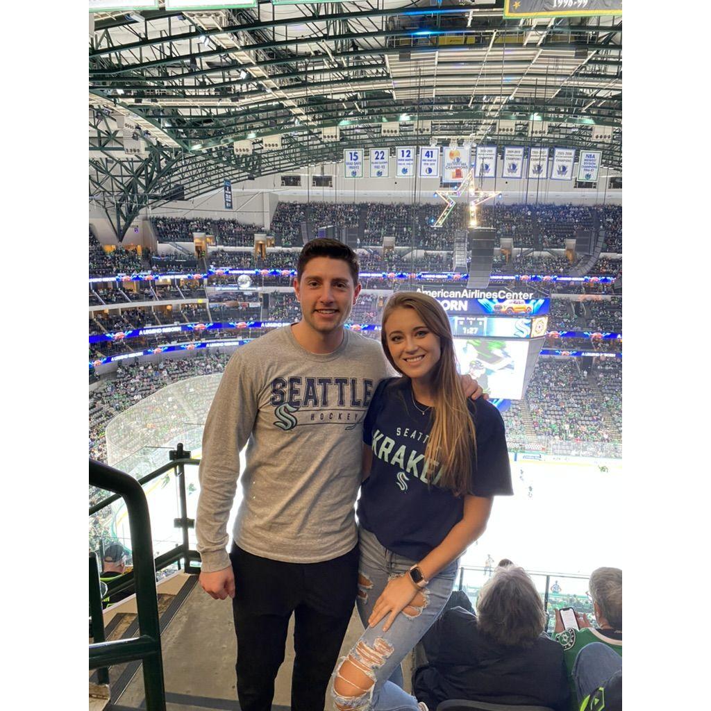 Our first NHL hockey game!