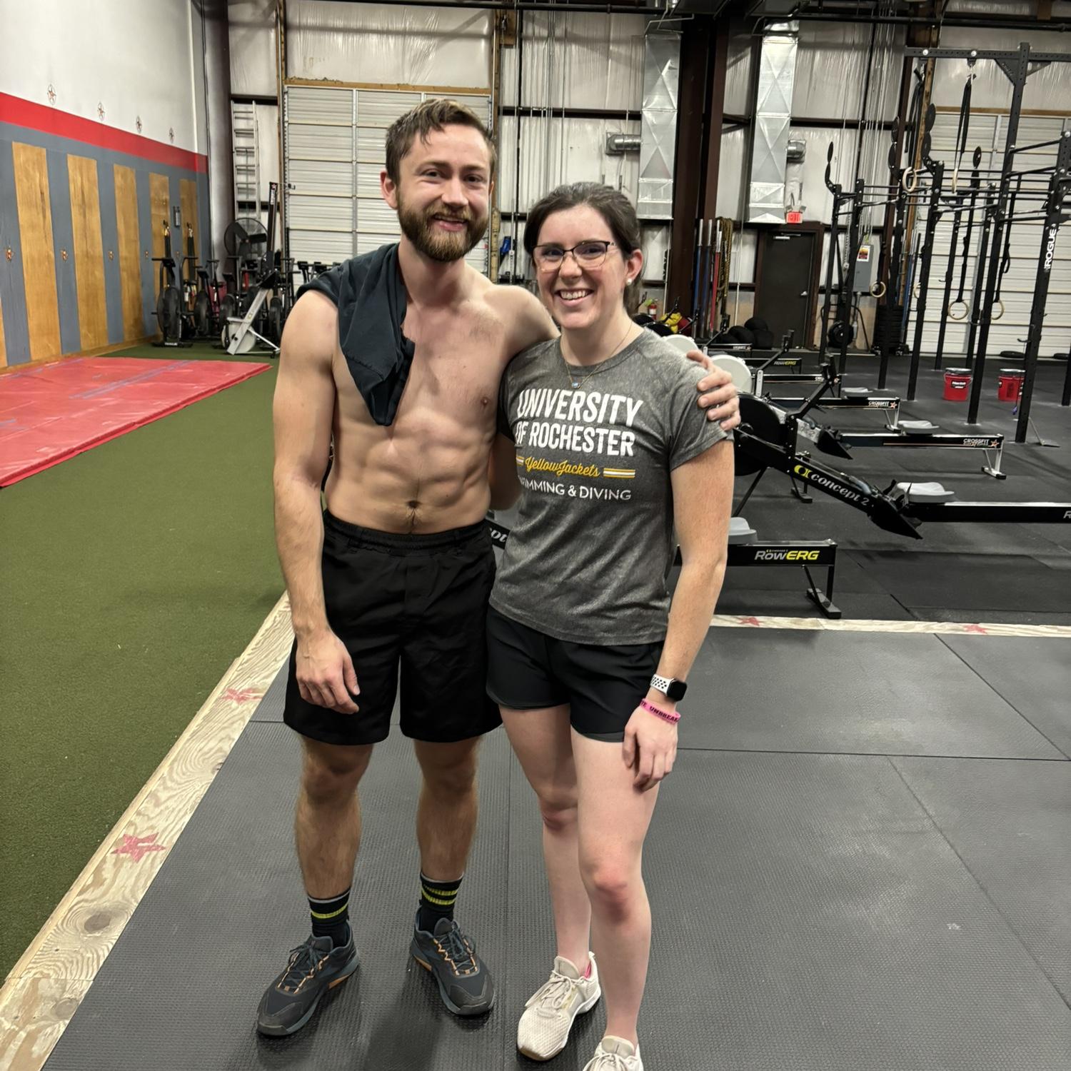 My first CrossFit Workout with Matt!