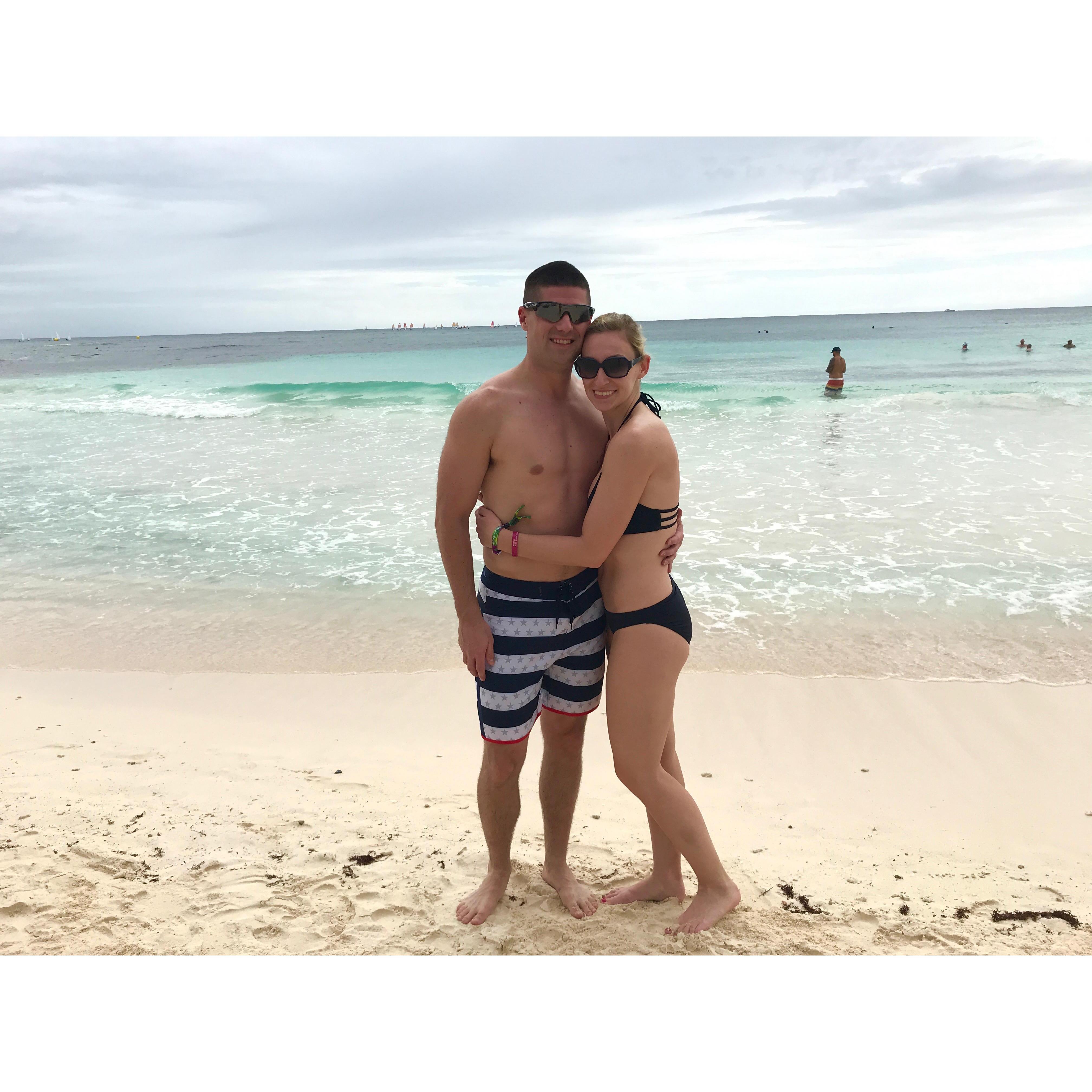 Vacationing in beautiful Riviera Maya, Mexico in January 2019