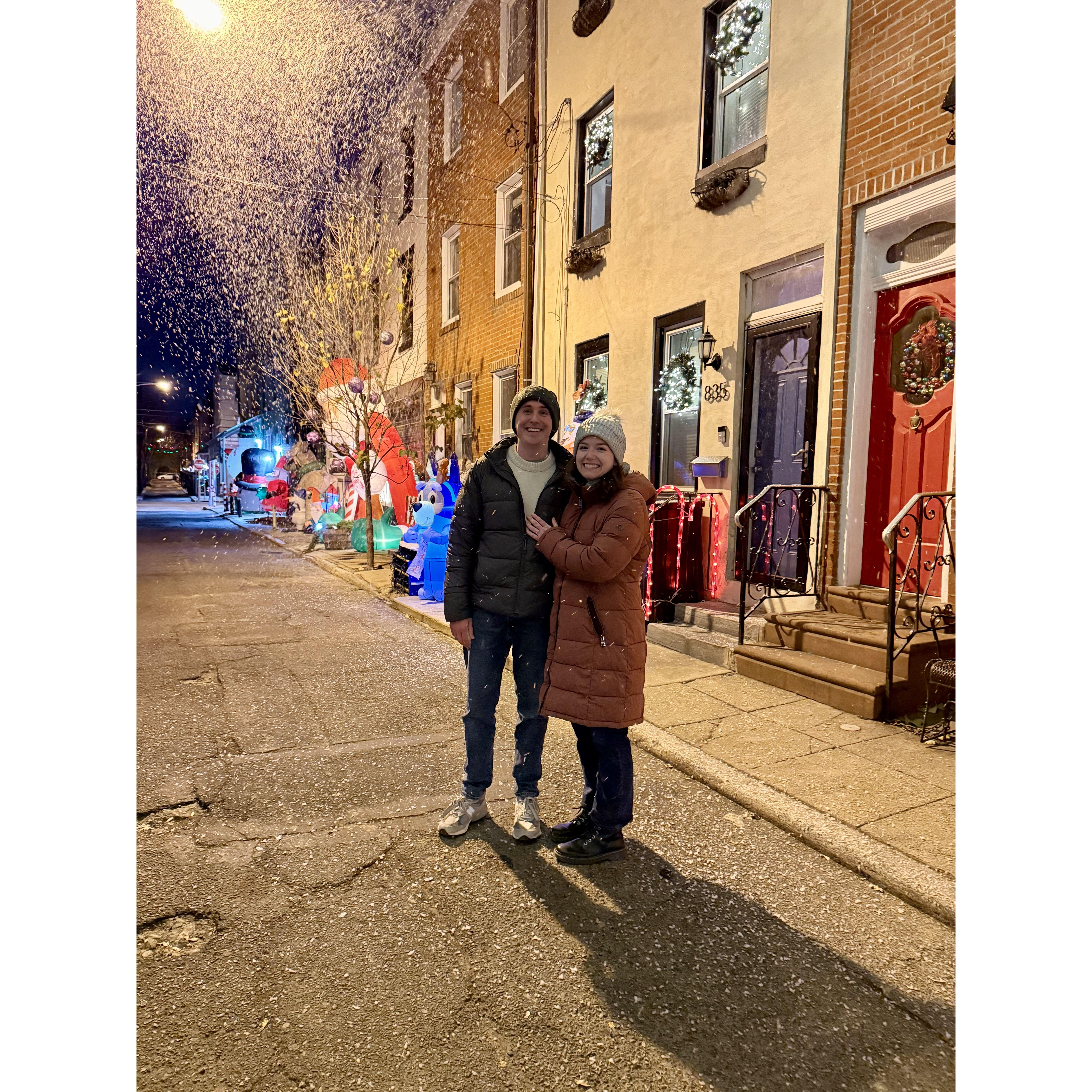 The night we got engaged <3