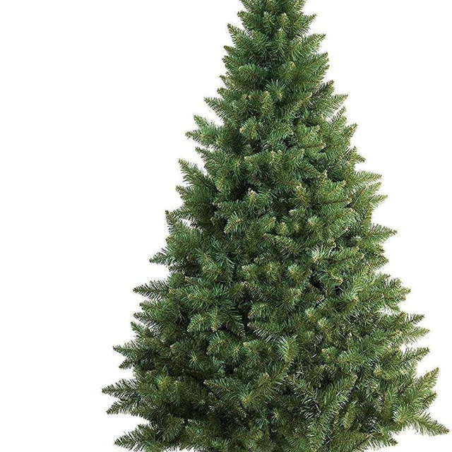 6 Ft Premium Christmas Tree with 1200 Tips for Fullness - Artificial Canadian Fir Full Bodied Christmas Tree with Metal Stand, Lightweight and Easy to Assemble