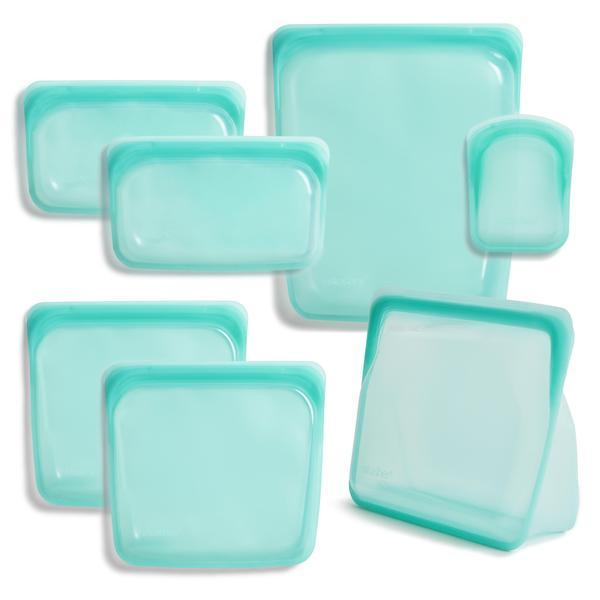reusable silicone bag starter kit (multicolor)