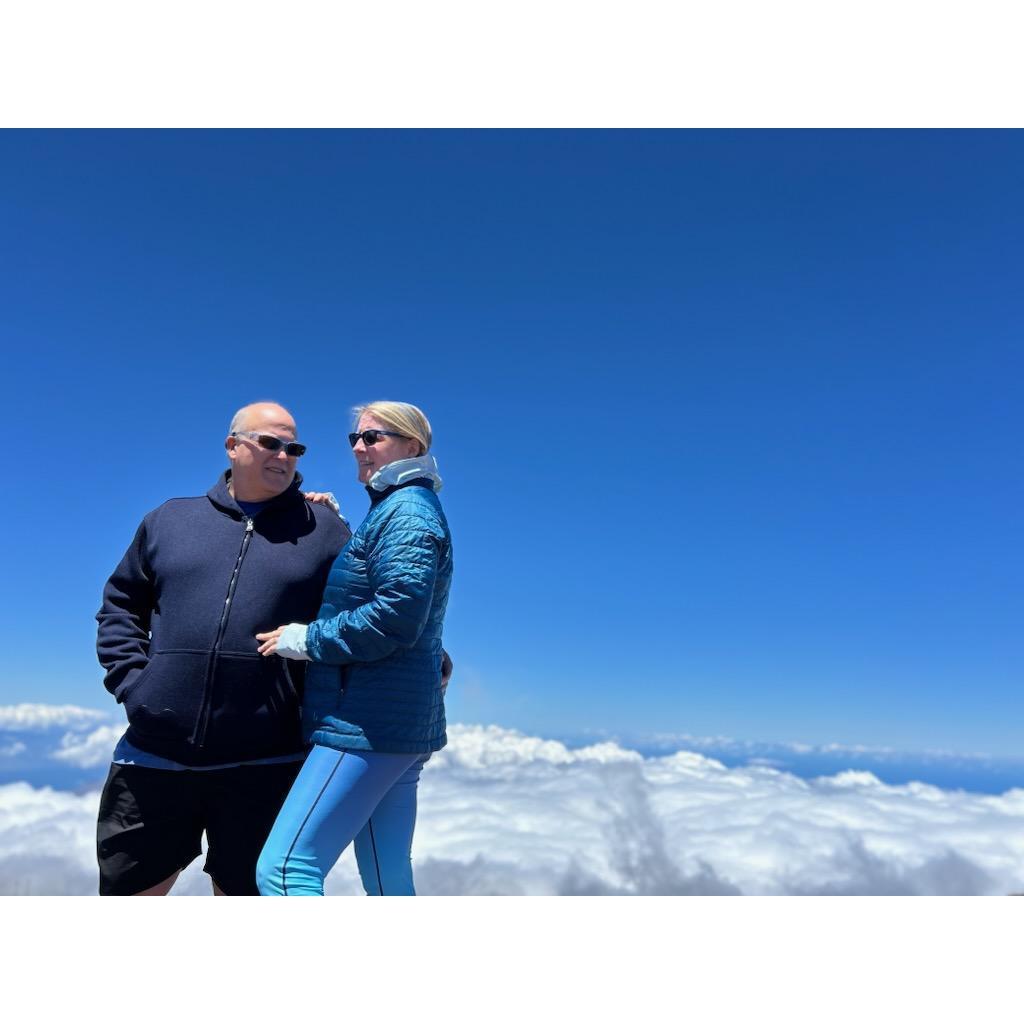 On top of the world! Hawaii.