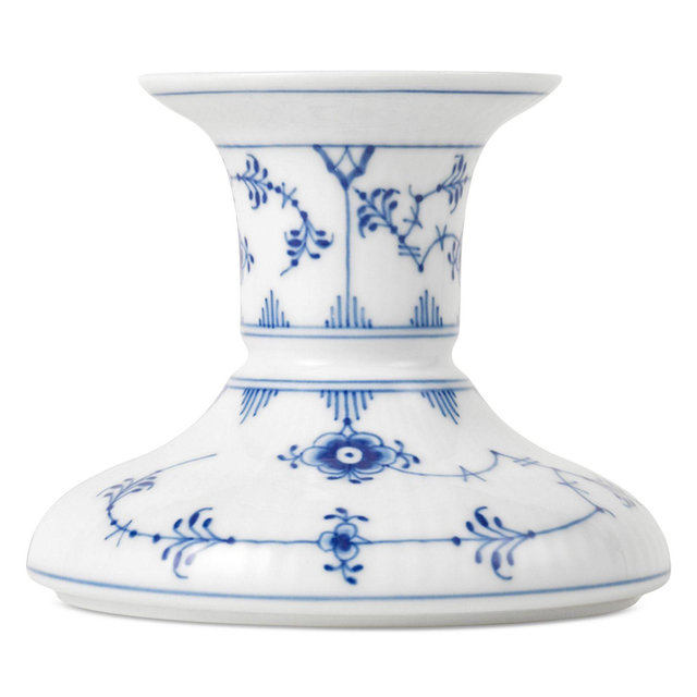 Royal Copenhagen Blue Fluted Plain 2.95" Candle Holder