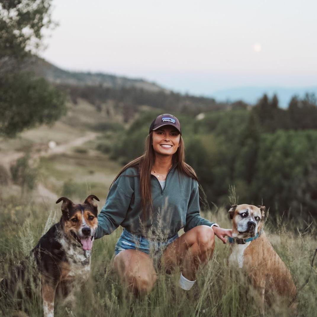 Kate with Rocky & Beaux moments before they walked down the hill and Anthony popped the big question. Beaux passed Nov 2021 so having him right by Kate & Anthony's side in this moment was special.