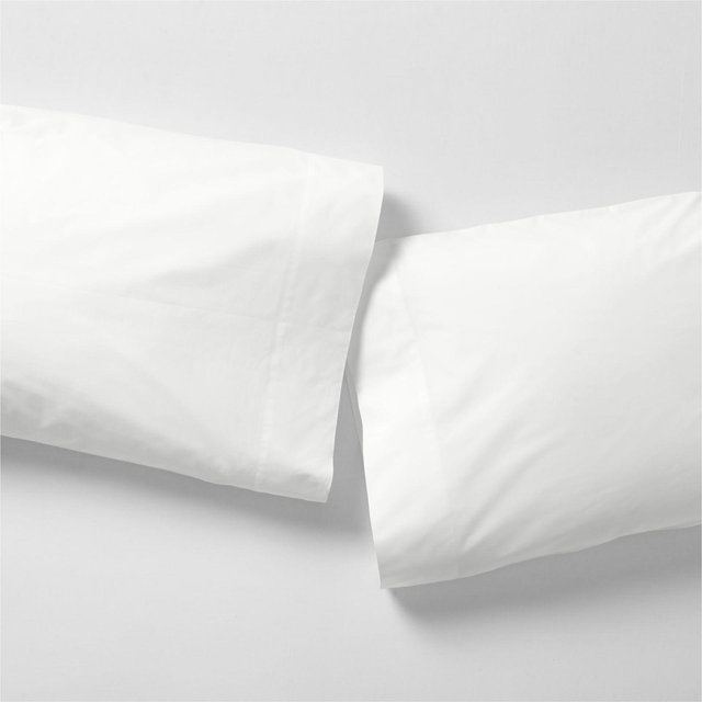 Crate and Barrel, Everyday Organic Cotton Pillowcase, Set of 2 | Zola