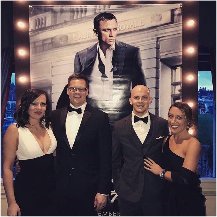 Night out on the town with friends Alex & Christie- Junior Officers Ball at Seattle Yacht Club