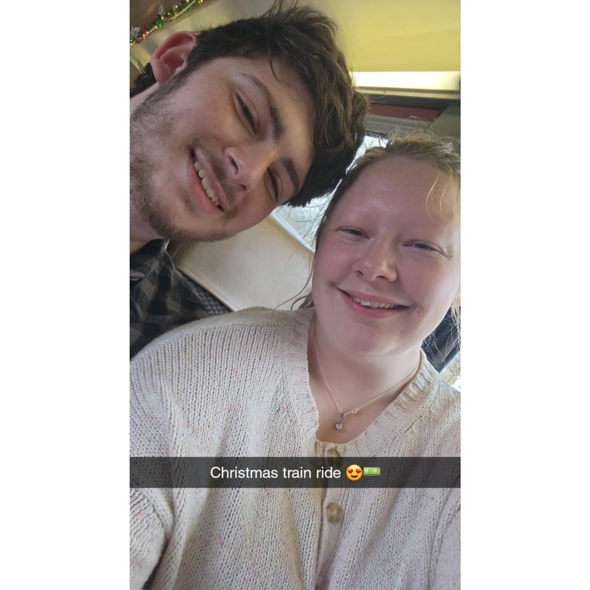 A fun, scenic Christmas train ride Noble surprised me with