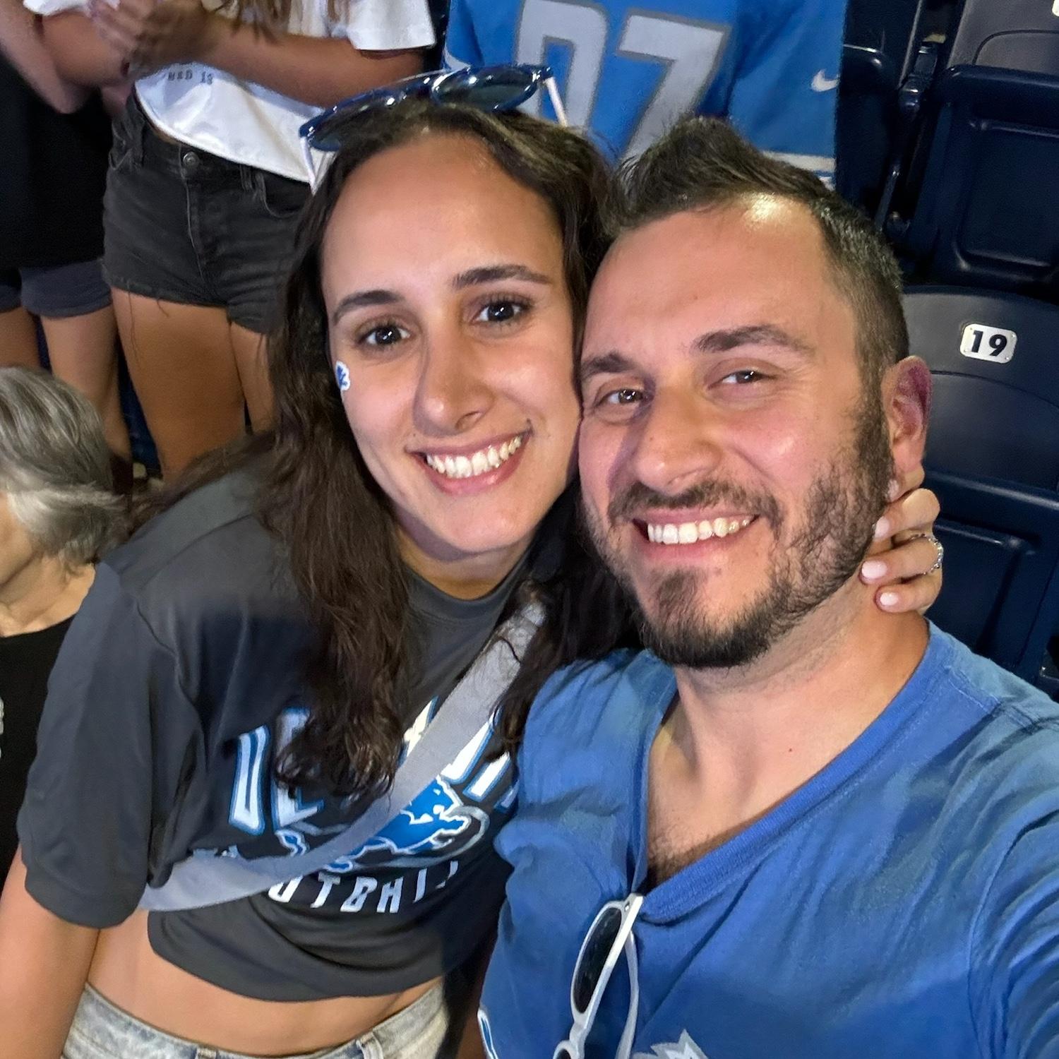 First Lions game 💙🩶