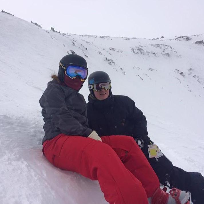 Our first snowboarding trip together!
