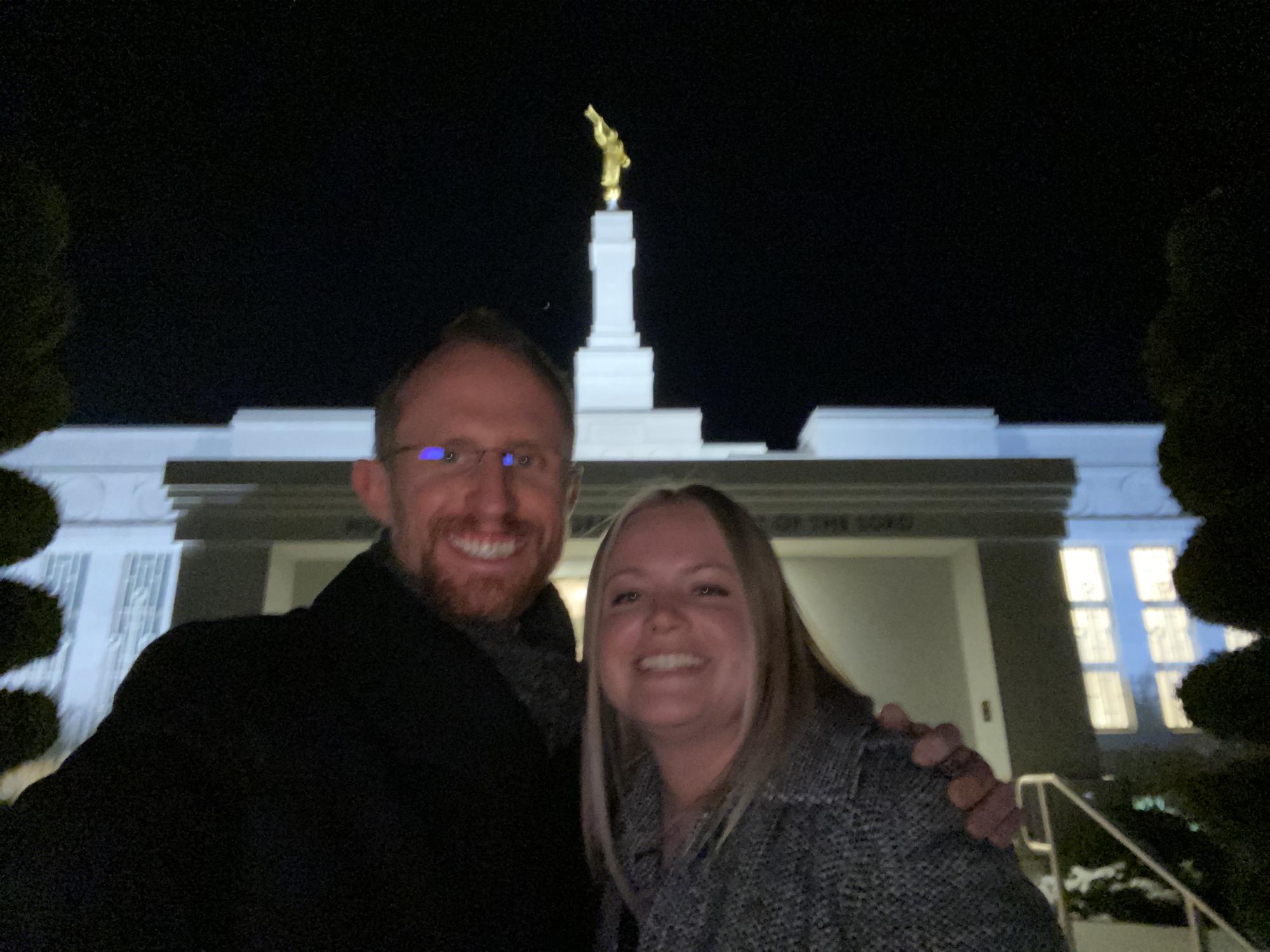 First temple trip together