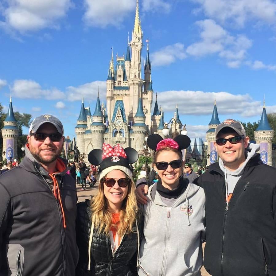 Disney World with Travis and LB for the National Championship game - 2017.