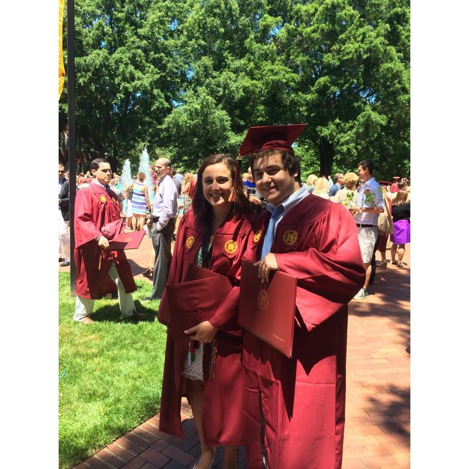 Our graduation from Elon