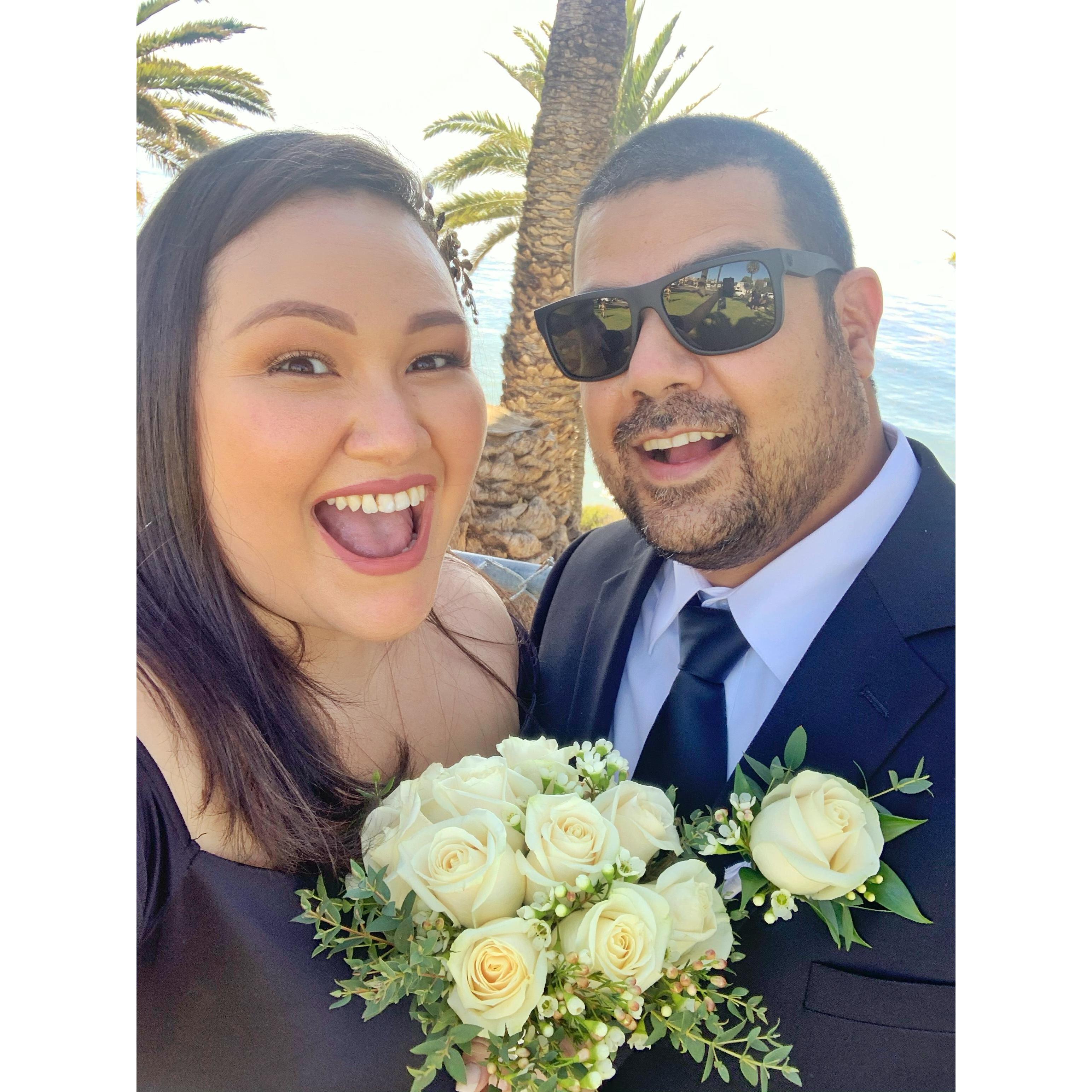 Married! COVID style! 1/16/2021