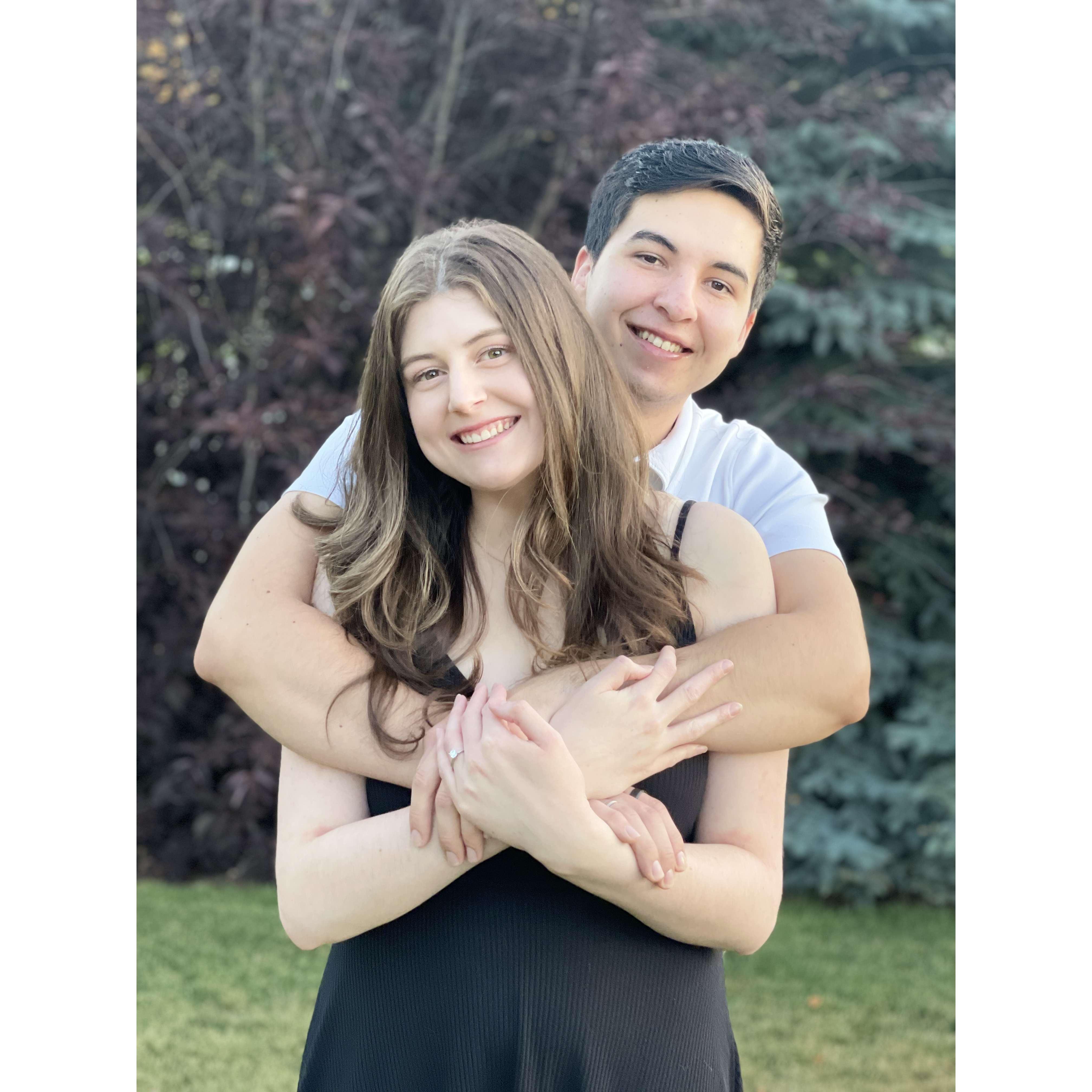 Our first photoshoot as an engaged couple.