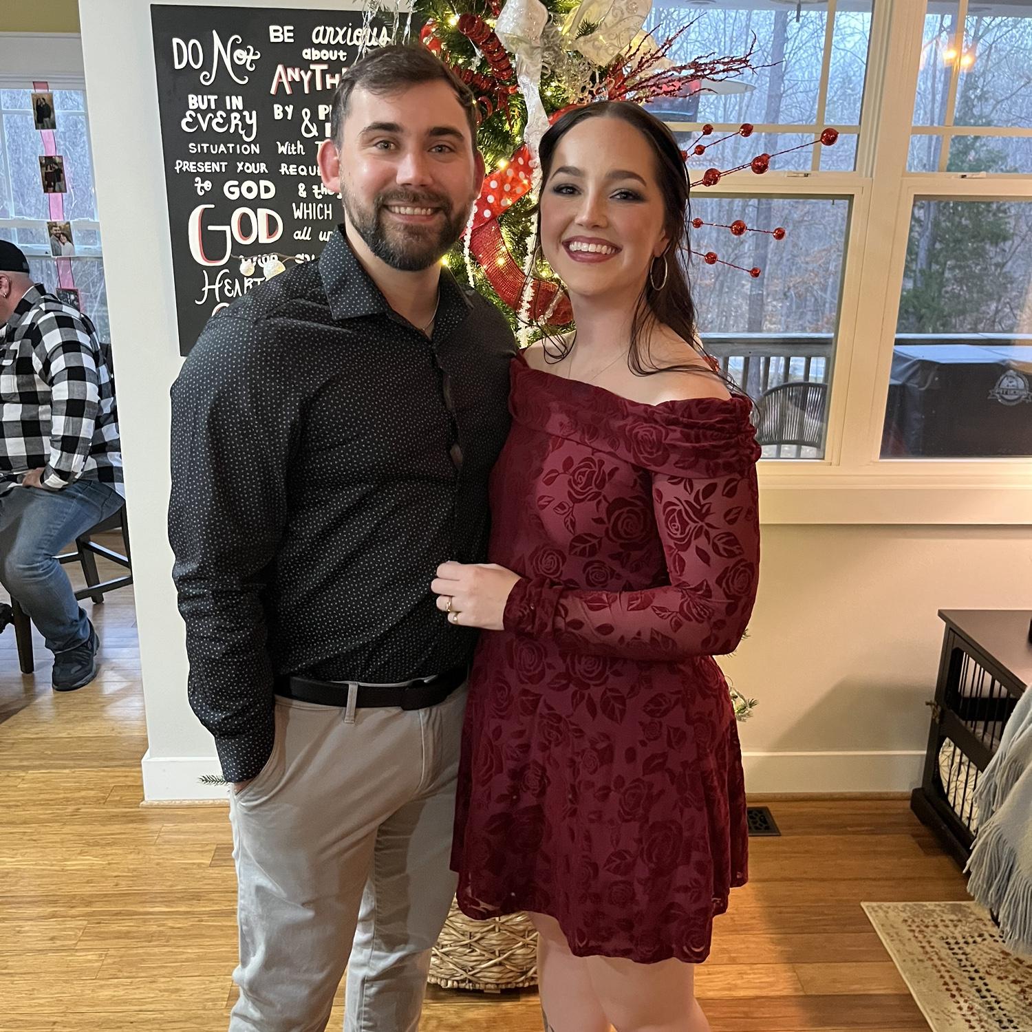 at our engagement party!