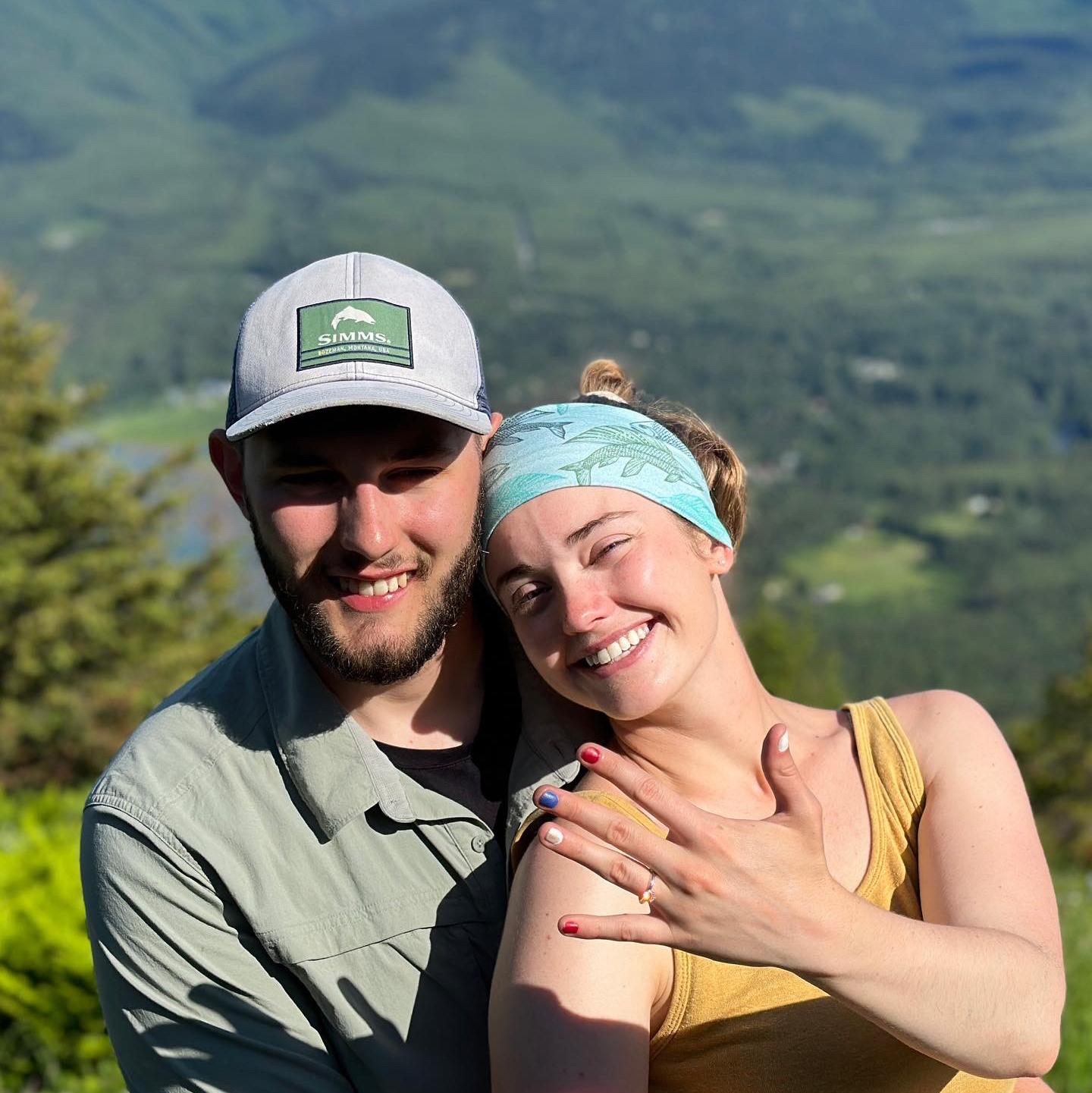 Lauren’s nails were appropriate for 4th of July
