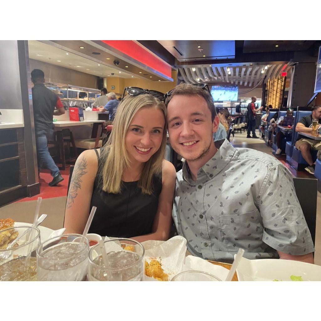 Celebrated Gavin's birthday at Gordon Ramsay Burger in Las Vegas! (5/5/22)