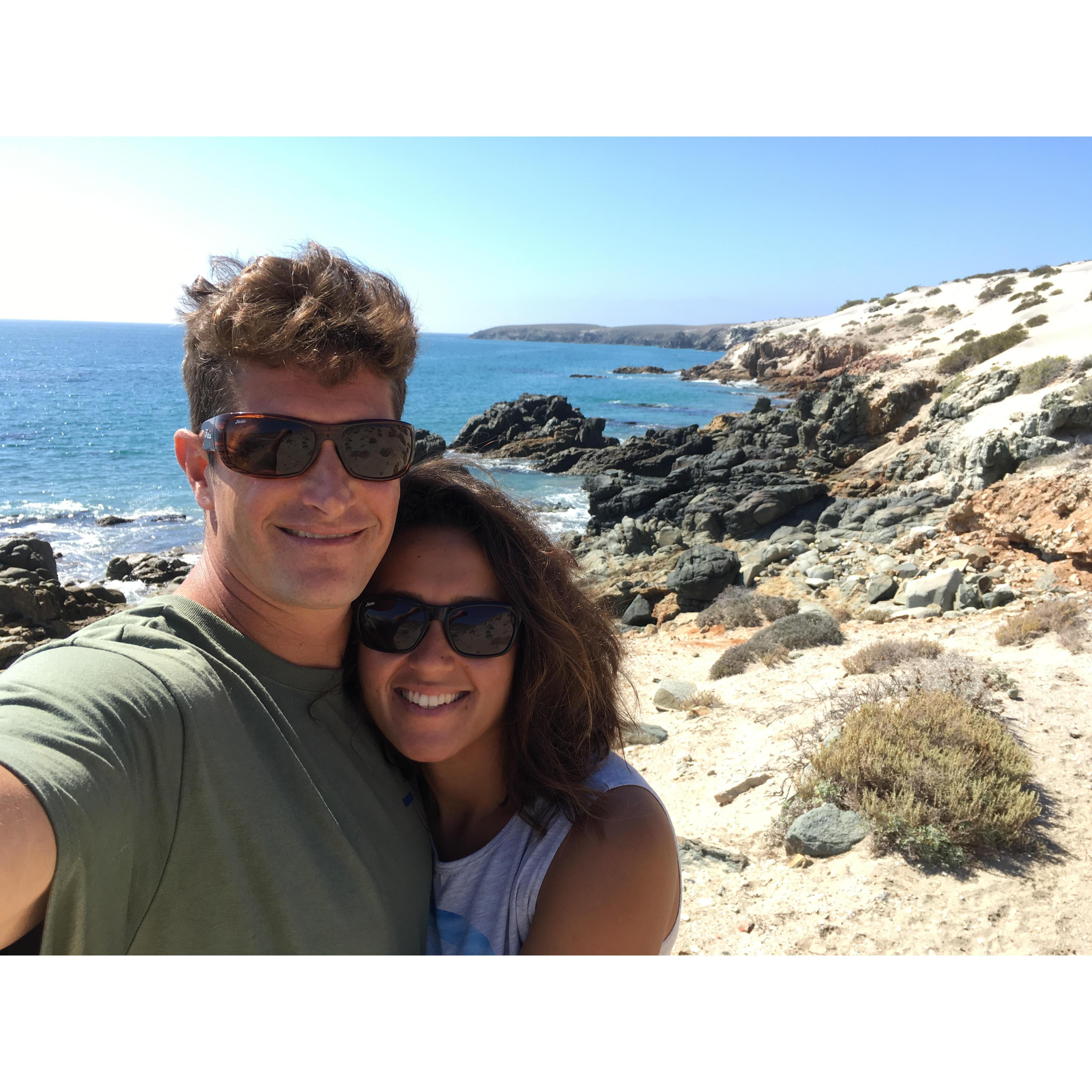 Baja coastline