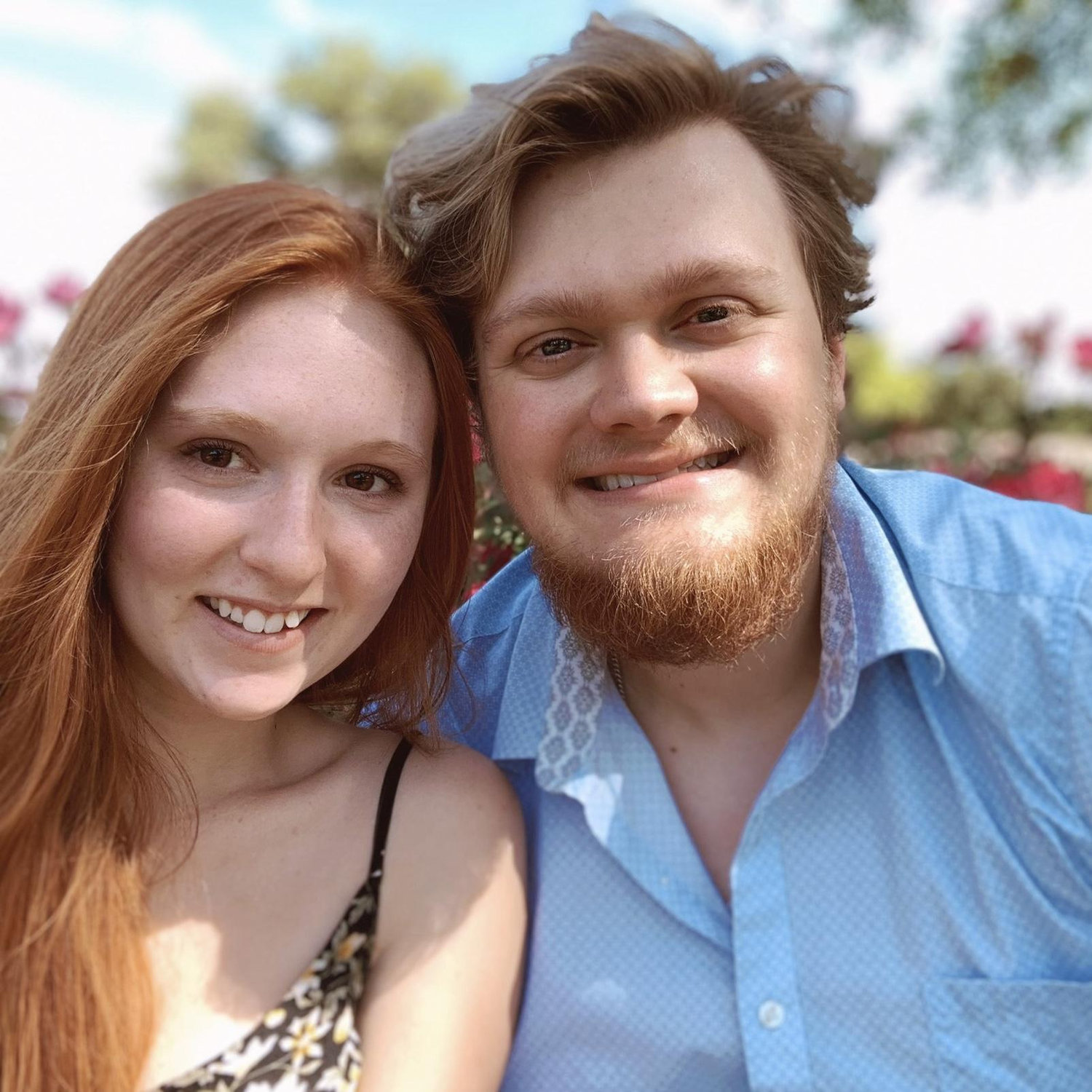 One of our very first outings as a couple!