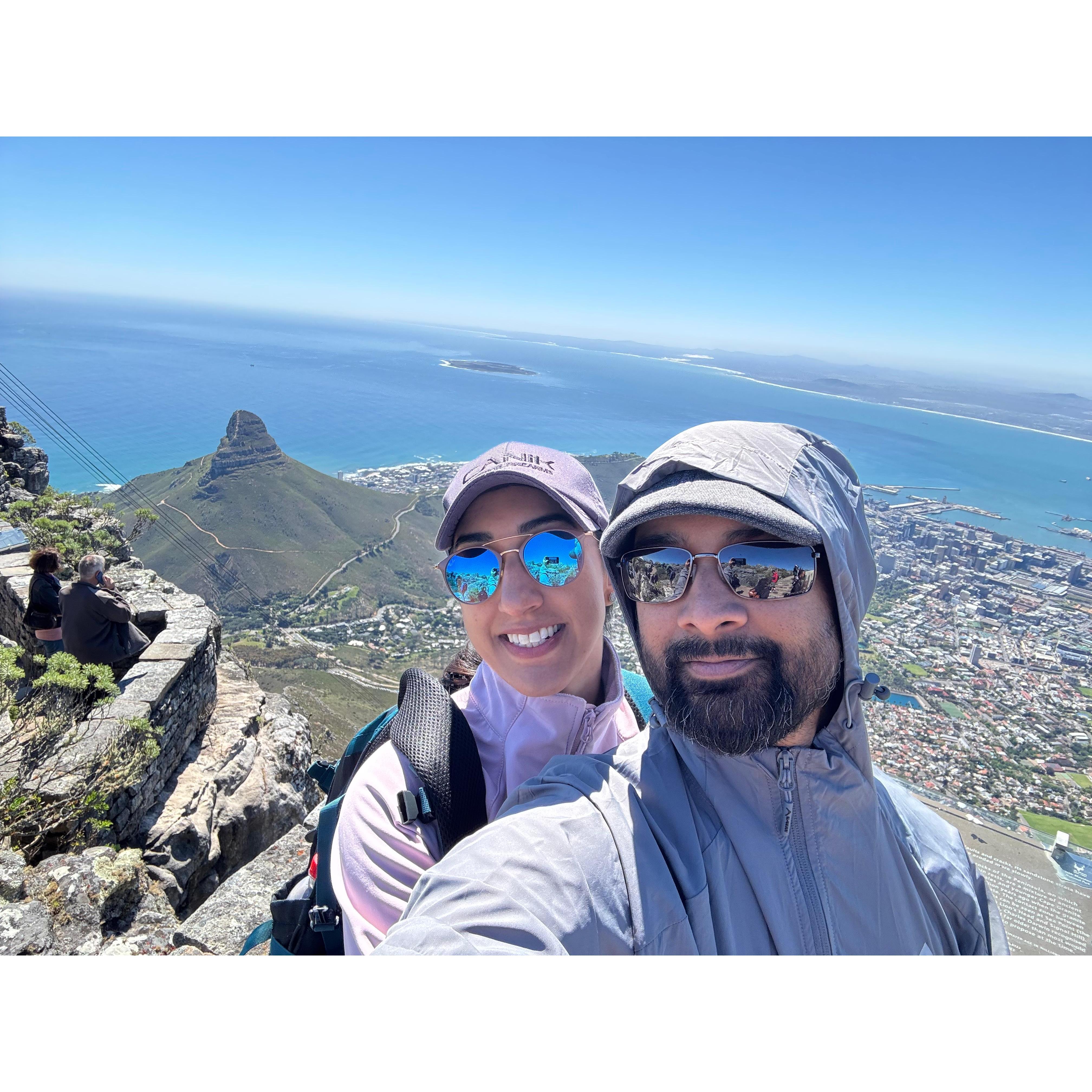 Table Mountain 1086 Meters High. Cape Town, SA.