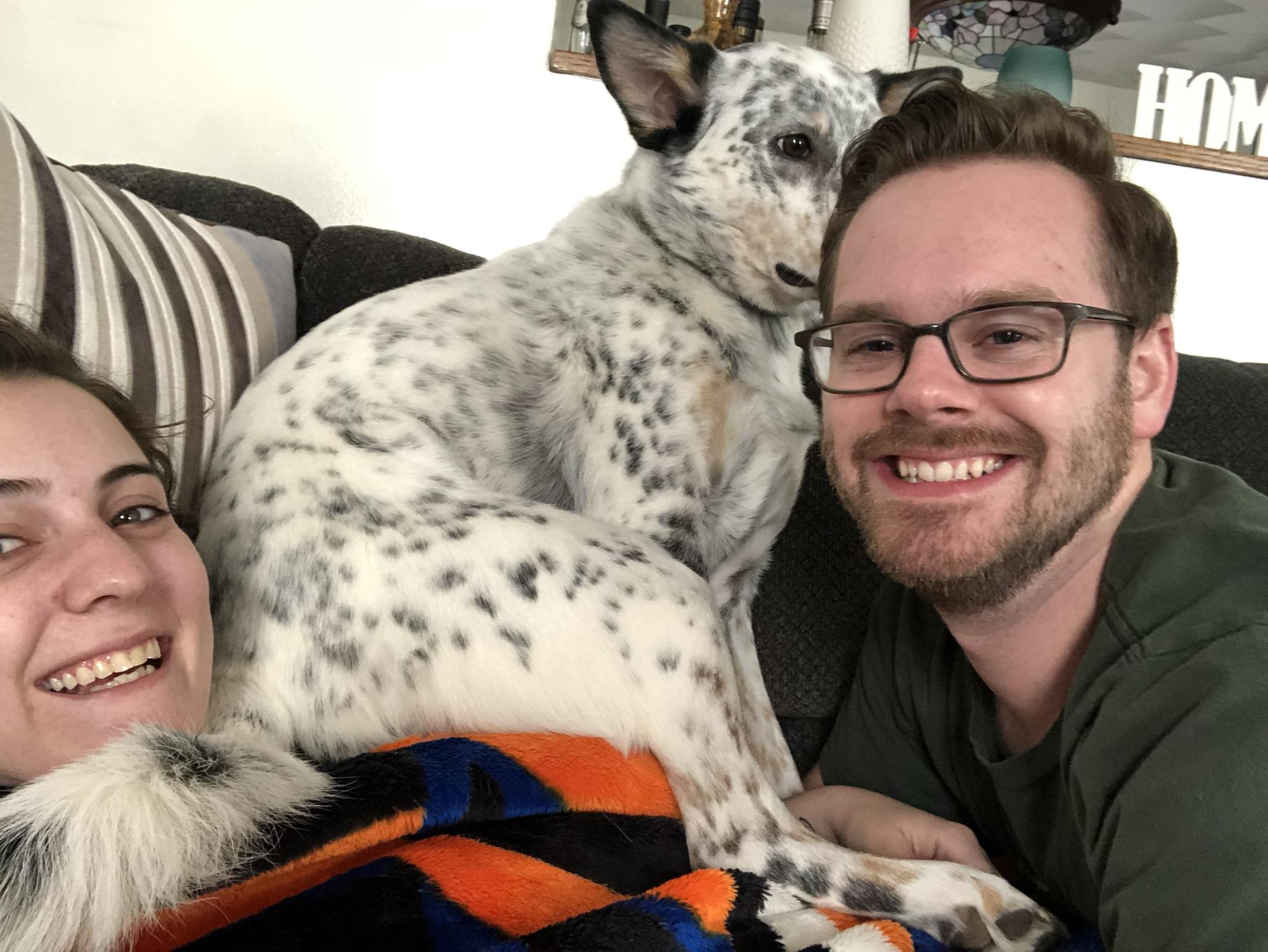 Rubs using me as a chair!