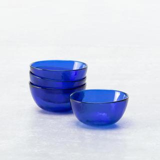 Los Cabos Glass Dessert Bowl, Set of 4