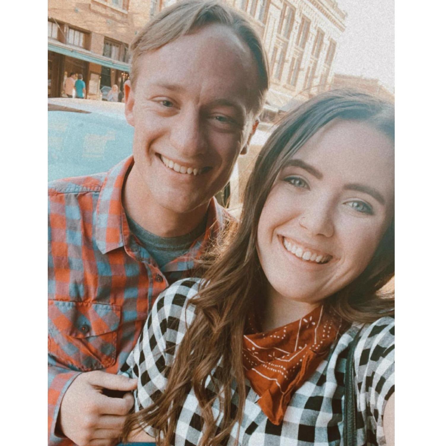Our first trip out to my (Faith's) home state (Texas) had to include a trip to the Fort Worth Stockyards and the Rodeo. A true Texan experience!