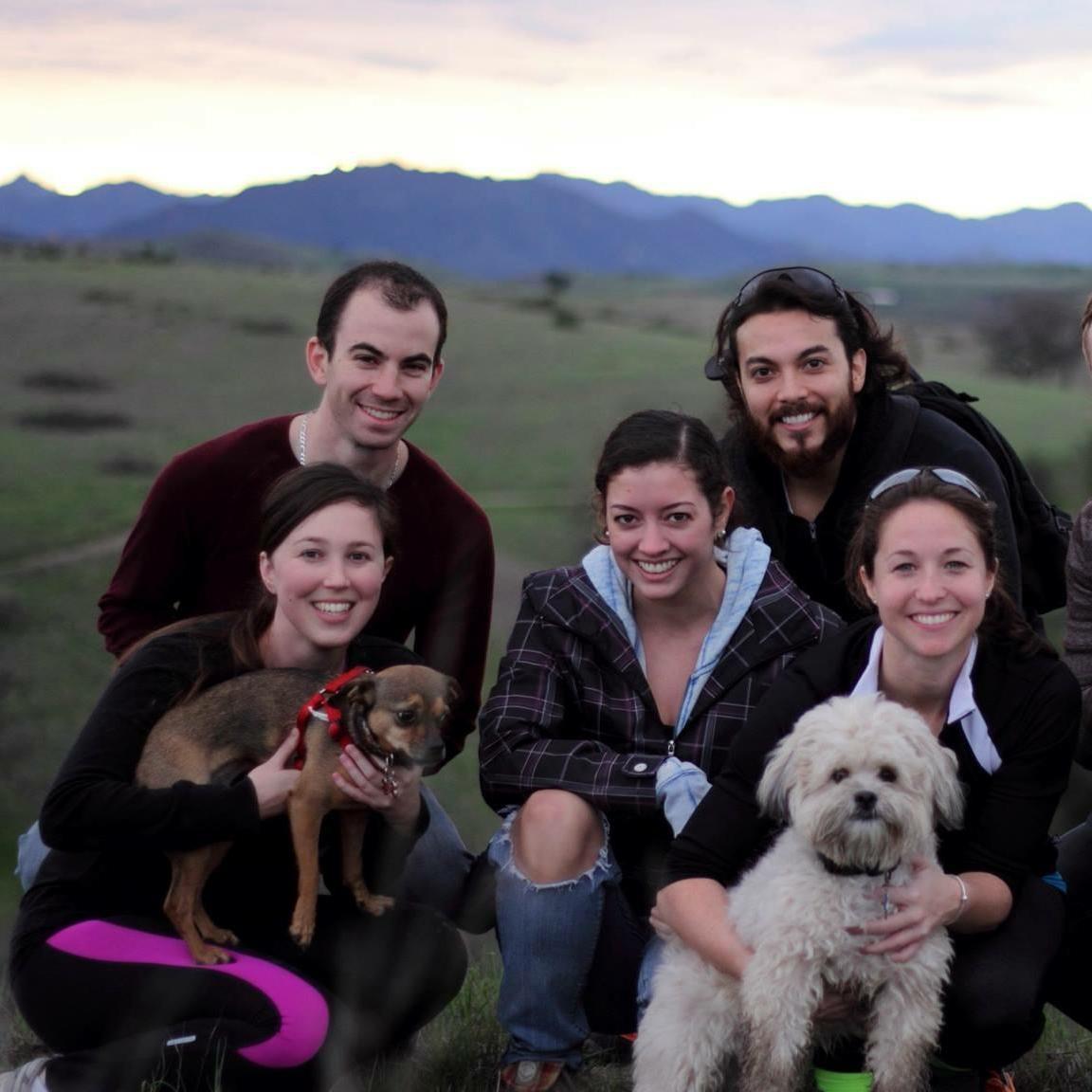 Hiking with friends