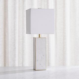 Adele White Marble Table Lamp