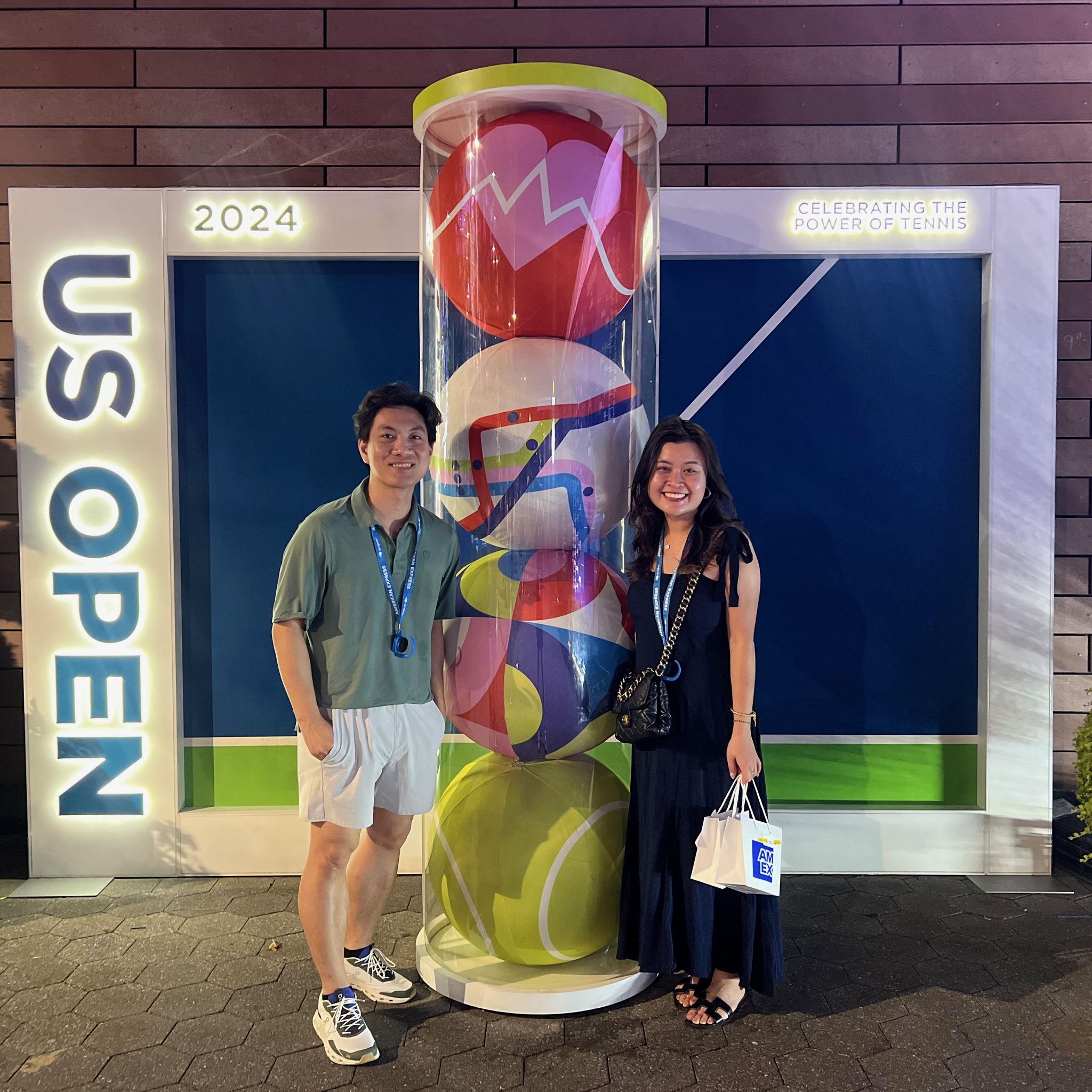 Our first US Open together