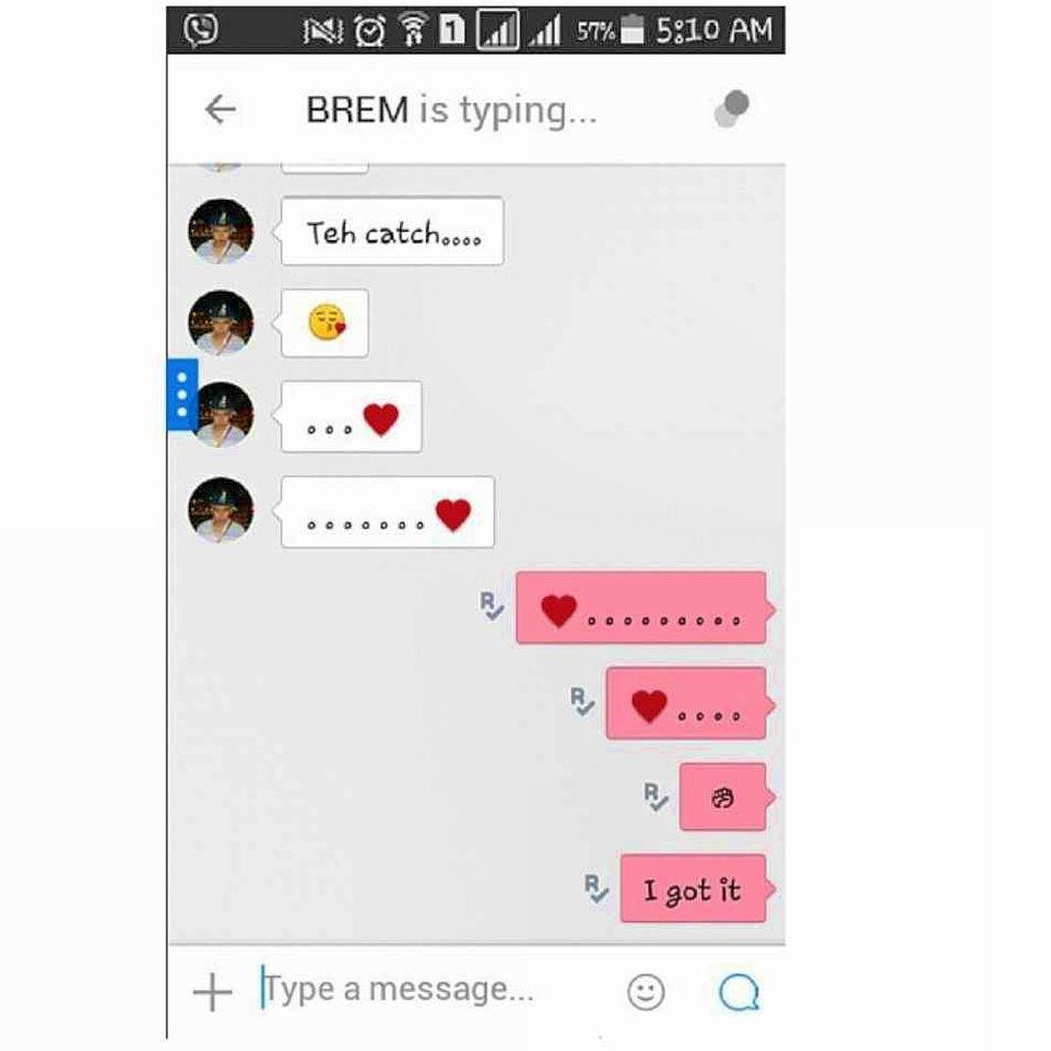 The getting to know each other and courting stage of the couple. #Kik