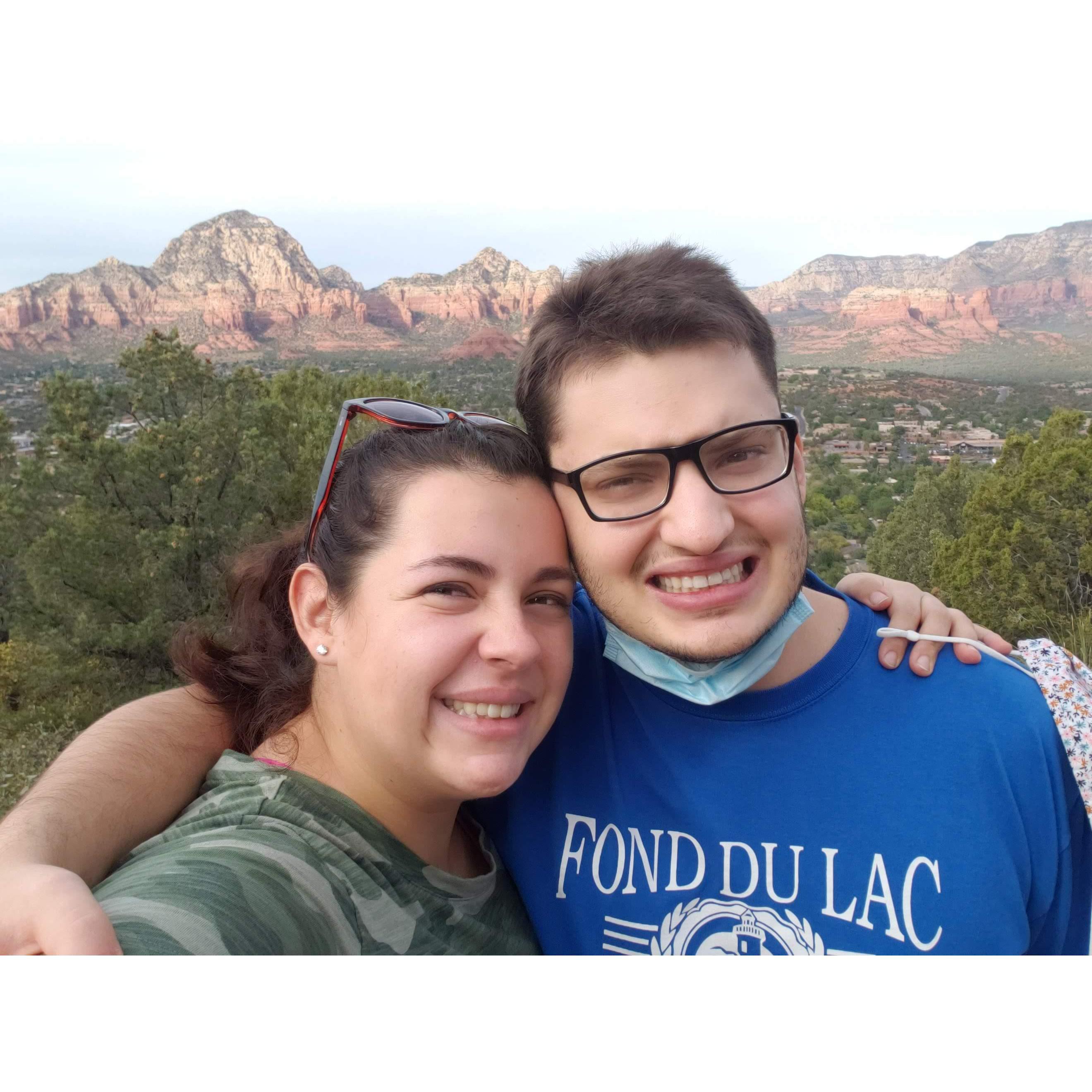 Our first time in Sedona.
